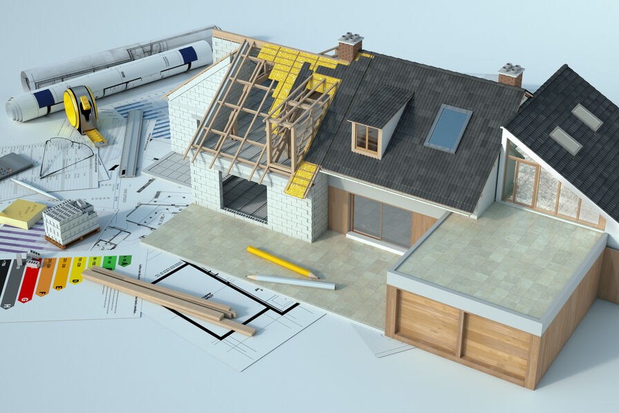 Extension sur construction existante