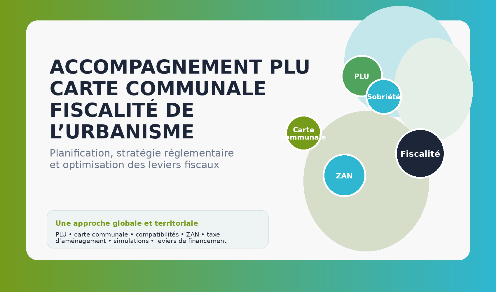 Planifier avec méthode pour mieux maîtriser le territoire